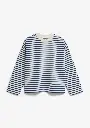 SWEAT FRANKAA STRIPE BLEU